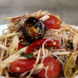 ตำซั่วปูปลาร้า