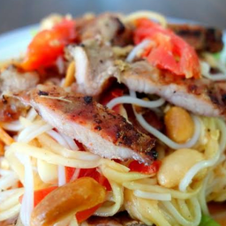 ตำคอหมูย่าง