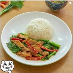 ข้าวผัดคะน้า