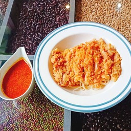 สปาเก๊ตตี้ ข้าวซอย ไก่ชุบเกล็ด