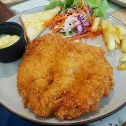 สเต็กไก่ทอด