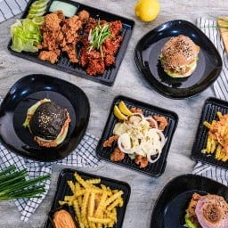 a sip <Burger, Fried Chicken & Coffee> -