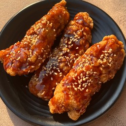 สันในไก่กรอบราดซอสเกาหลี