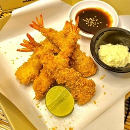 Ebi Furai (กุ้งชุบเกล็ดขนมปังทอดสไตล์ญี่ปุ่น)