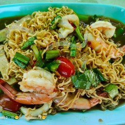 ตำม่าม่า+กุ้งสด+หมูยอ