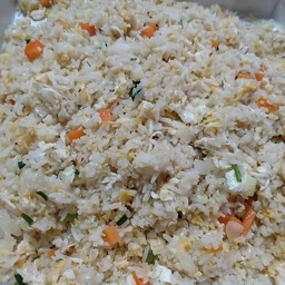 ข้าวผัดไข่ถาด Fried rice with egg (Tray size)