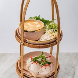 ขนมจีนน้ำยากรรเชียงปู