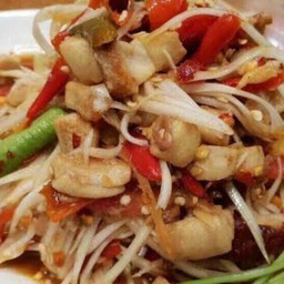 ส้มตำลาวกากกาก (กากหมู 2 ถุง)