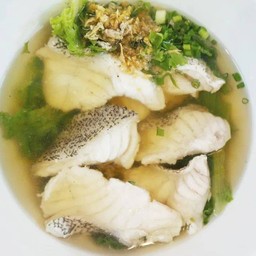 เกาเหลาปลากะพง (พิเศษ) (ผักกาดหอม)