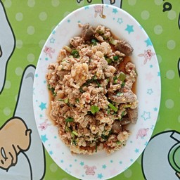 ลาบเนื้อสุกไม่ขม