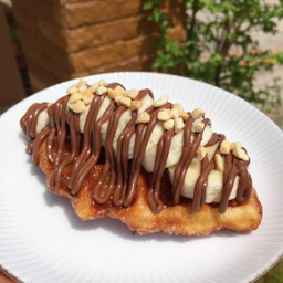 ครอฟเฟิลนูเทลล่ากล้วย