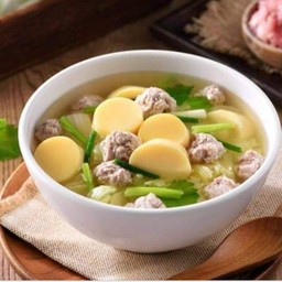 ต้มจืดเต้าหู้หมูสับ