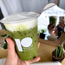 Milk green tea
