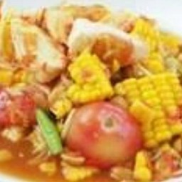 ตำข้าวโพดไข่เค็ม