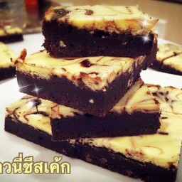 A2. บราวนี่ชีสเค้ก(เค้กชิ้น)