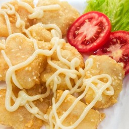 ปลาดอลลี่ราดซอสมะนาว  (สาขาบิ๊กซีเอ๊กตร้า)