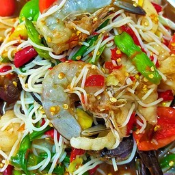 ตำป่ากุ้งสด
