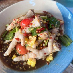 ตำตีนไก่