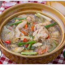 แกงไก่ใส่วุ้นเส้น