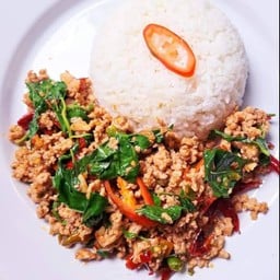 ข้าวกะเพราหมูสับ