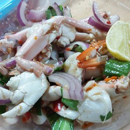 ยำปูม้าสุก