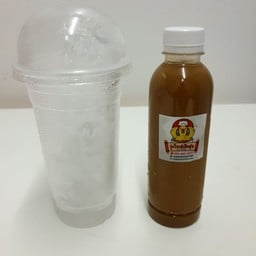 กาแฟเย็น + น้ำแข็ง