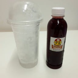 กระเจี๊ยบ + น้ำแข็ง