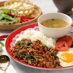 ข้าวกระเพรารสจัดจ้าน