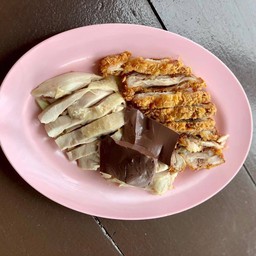 ไก่ต้ม+ทอด สับ กลาง
