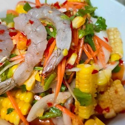 ข้าวโพดกุ้งสด