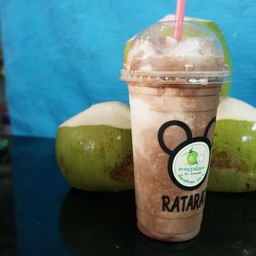 โกโก้ มะพร้าวนมสดปั่น