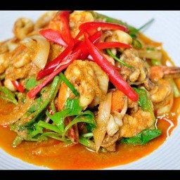 ผัดผงกระหรี่ทะเล