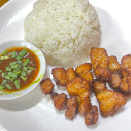 ข้าว 3 ชั้นทอดจิ้มแจ่ว