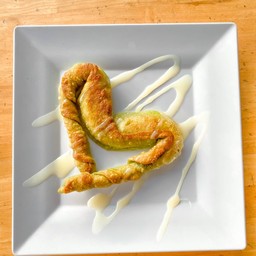 โรตีลาวาเนย นม