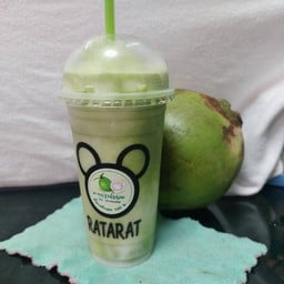 ชาเขียว มะพร้าวนมสดปั่น