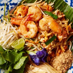 ผัดไทยกุ้งสด