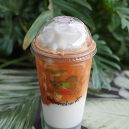 ชาไทยมะพร้าวนมสดปั่น ขนาด 16 ออนซ์