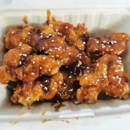 เนื้อไก่ทอดเกาหลี(กับข้าว)