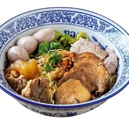 TSD16 แซ่บแห้งลิ้นวัวทองสมิทธ์ (ลิ้นวัว, ลูกชิ้น, เนื้อสด, เนื้อตุ๋น, เอ็นตุ๋น) OX TONGUE, BEEF BALL, SLICED BEEF, BRAISED SHANK AND TENDON