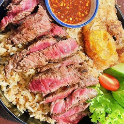 ข้าวผัดมันเนื้อ