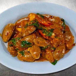 หอยลายผัดพริกเผา