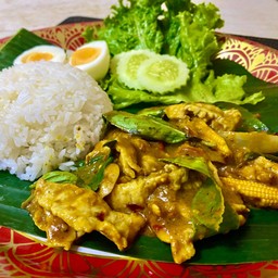 ข้าว ผัดเครื่องเเกง