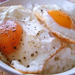 ข้าวไข่ดาว(2ฟอง)