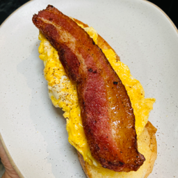 egg bacon bread
