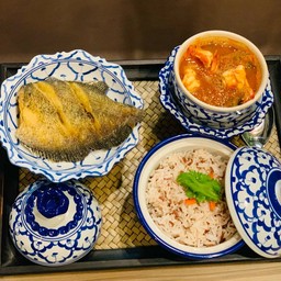 เซตแกงส้ม-ปลาสลิดทอด