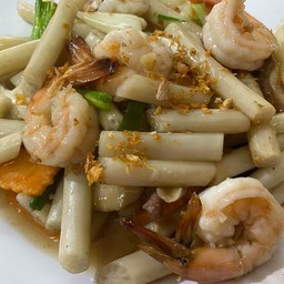 หลดบัวผัดกุ้ง