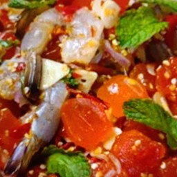 เกาเหลาไข่แดงเค็ม+กุ้งสด