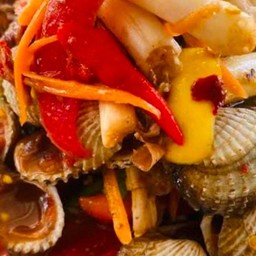 ตำไหลบัวหอยแครง