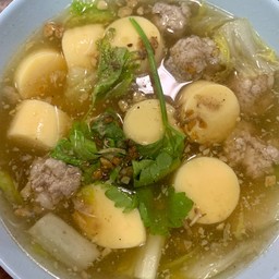 ต้มจืดเต้าหู้หมูสับวุ้นเส้น