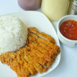 ข้าวไก่กรอบ